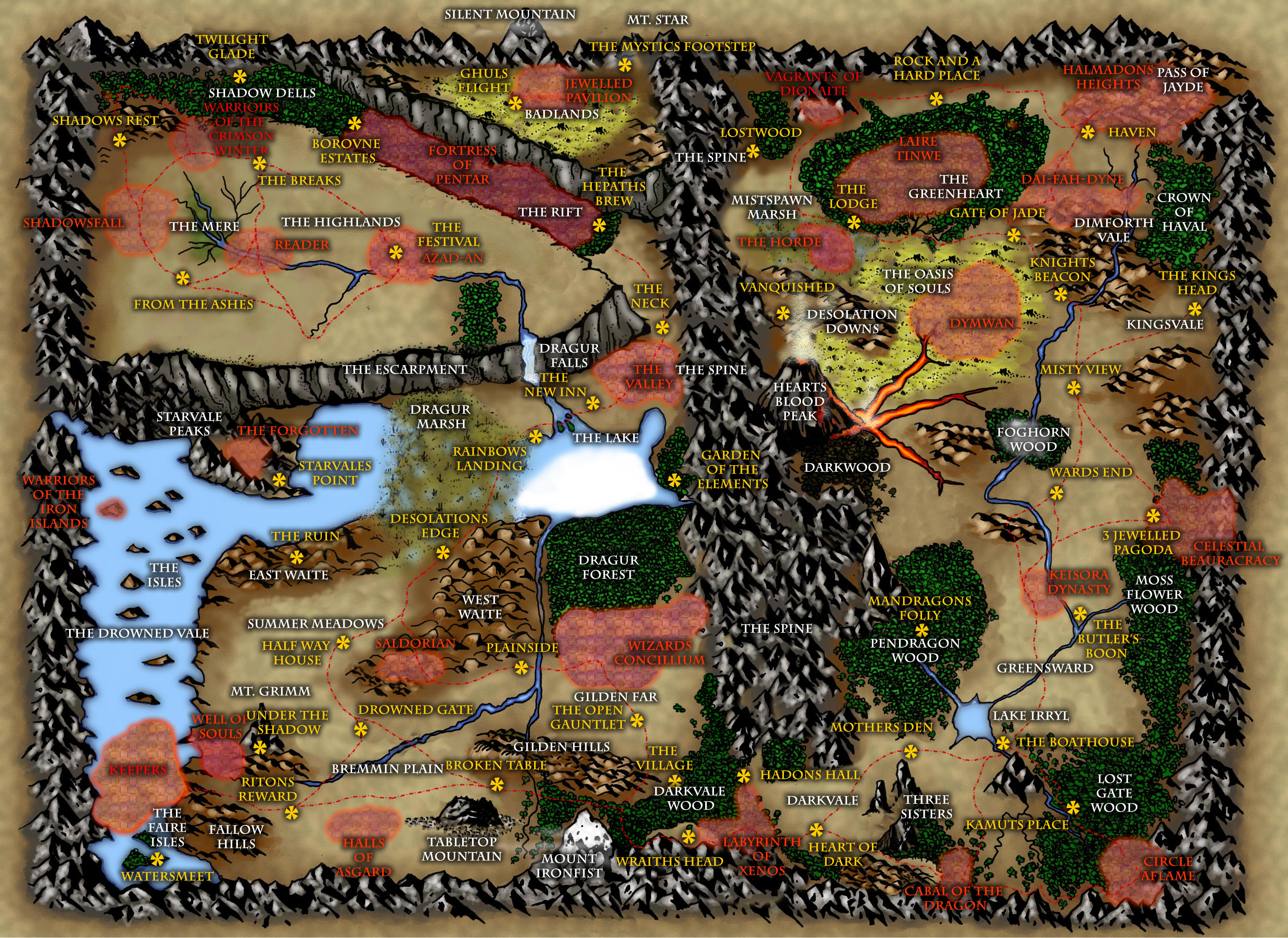Map of Orin Rakatha
